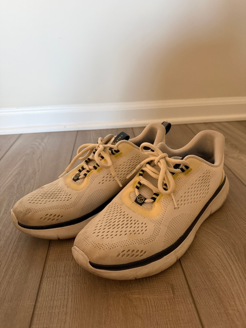 Cole Haan Men's Athletic Sneakers in Cream with Black Trim